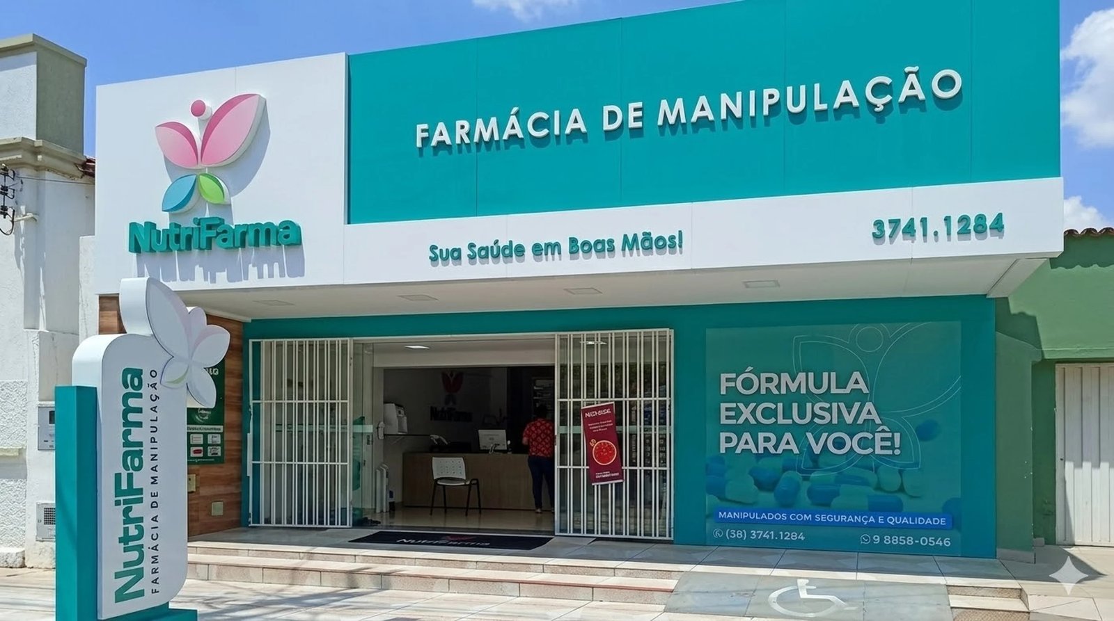 Frente da Farmácia Nutrifarma